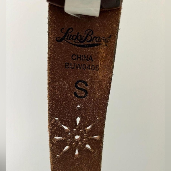 Lucky Brand Brown Belt sz S - Picture 4 of 5